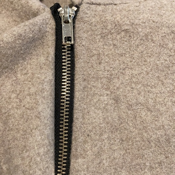 Zara Wool Blend Cape Sleeve Coat Medium - Picture 9 of 9